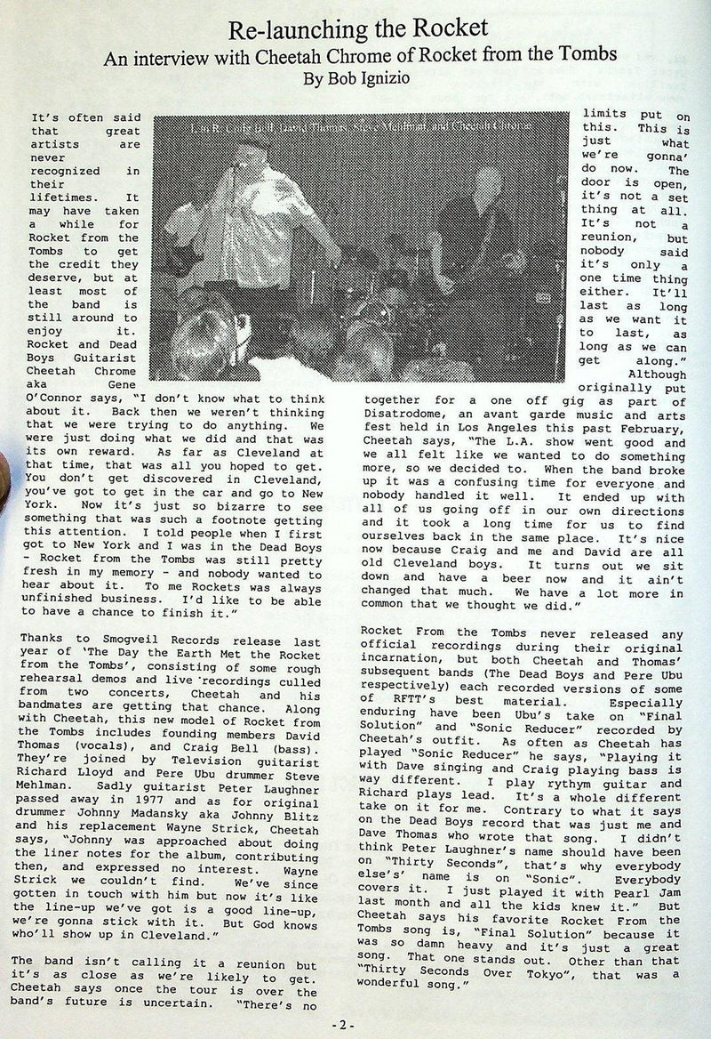 Utter Trash Issue 1 2003 Candlemass, Cobra Verde, California Speed Bag 3