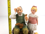 Norman Rockwell Figurine Statue The Shoemaker 1981 Annual Collector's Club 12