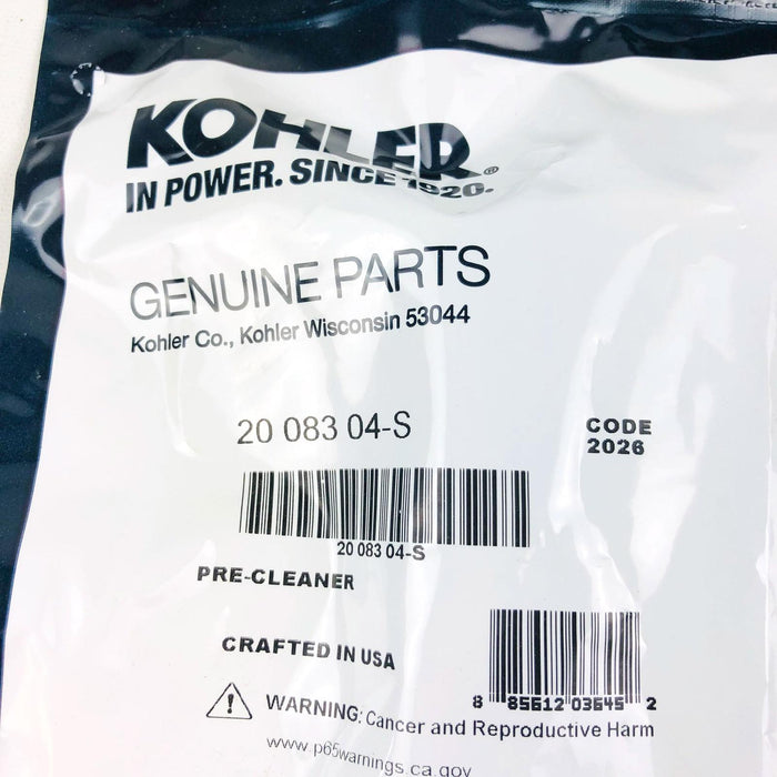 Kohler 20 083 04-S Pre Cleaner Air Filter New Old Stock NOS Sealed USA Made