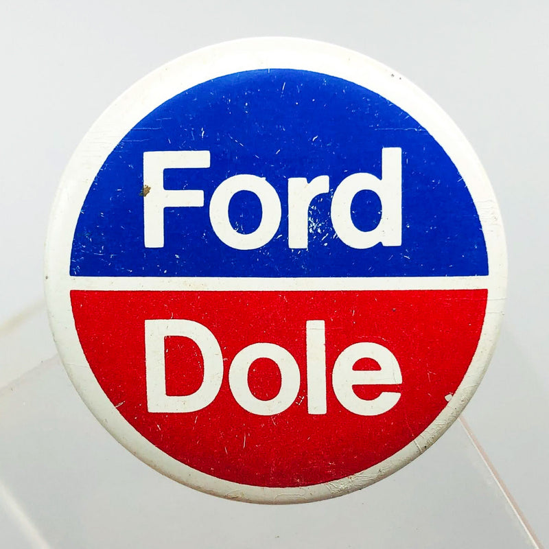 Ford Dole Button Pin 1.25" Gerald Bob Political Campaign President Committee 3