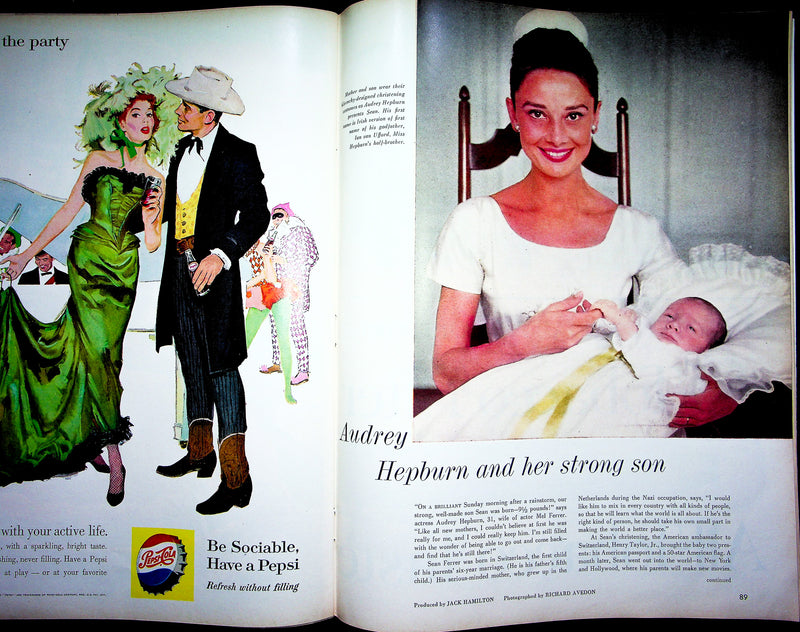 Look Magazine November 8 1960 Audrey Hepburn Son Mother Dean Martin Havana Cuba 3