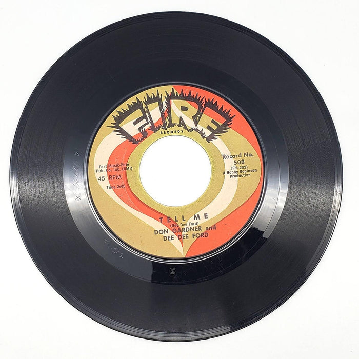Don Gardner I Need Your Loving / Tell Me 45 RPM Single Record Fire Records 1962 2