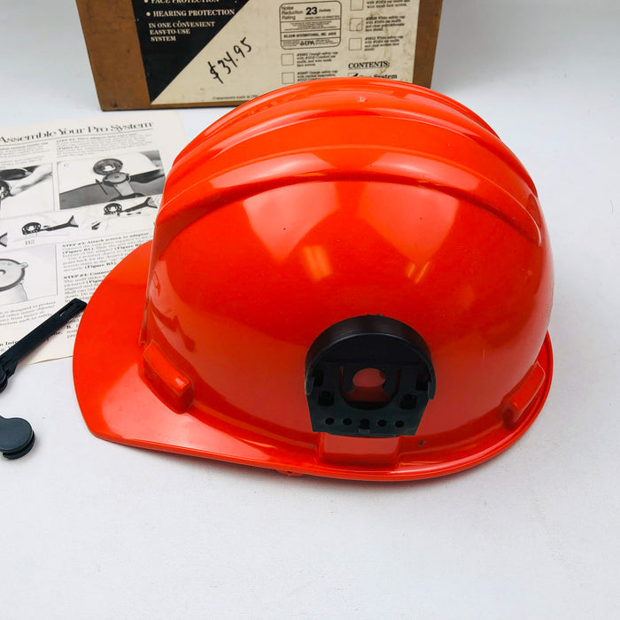 Bilsom Safety Cap Hard Hat Face Shield Pro System Bullard 5100-Noble Missing