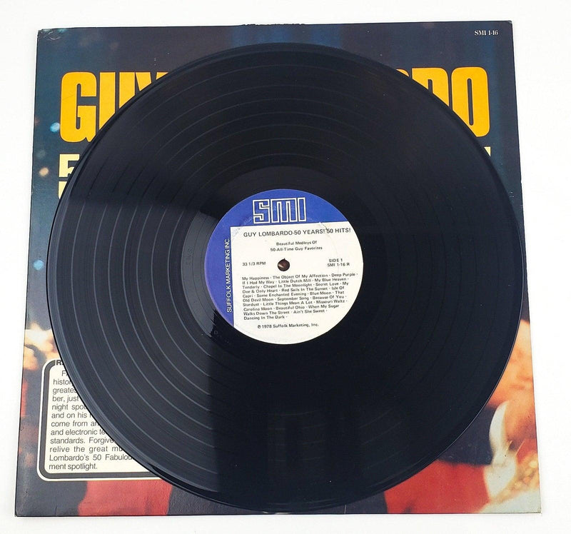 Guy Lombardo 50 Years! 50 Hits! Record 33 RPM LP SMI 1-16 SMI 1975 3