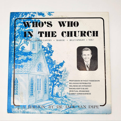 Jack Van Impe Who's Who In The Church LP Record Artist's Records 1974 740755 1