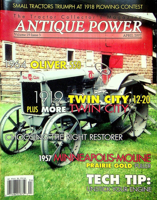 Antique Power Magazine April 2007 Vol 19 # 3 1964 Oliver 550