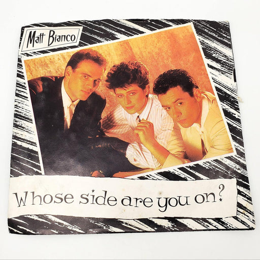 Matt Bianco Whose Side Are You On? Single Record Atlantic Records 1985 7-89516 1