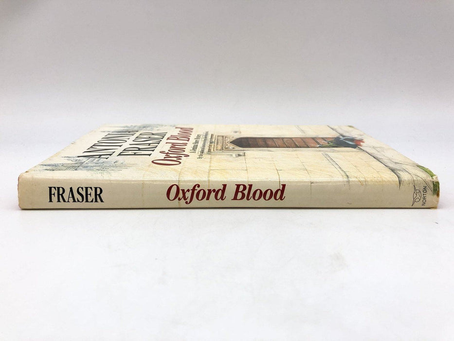 Oxford Blood Antonia Fraser 1985 W W Norton Hardcover Book Club Jacket 3