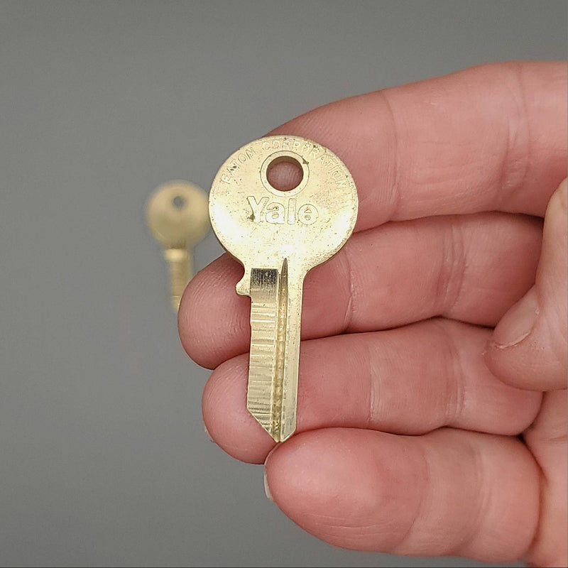 5x Yale RN110 Key Blanks J JMK Keyway Nickel Silver 6 Pin NOS 1