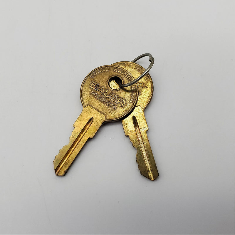 Vintage Garage Door Lock Handle Keyed Ideal Security SKL-9201 Union Made NOS