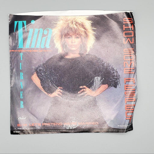 Tina Turner Show Some Respect Single Record Capitol Records 1985 B-5461 2