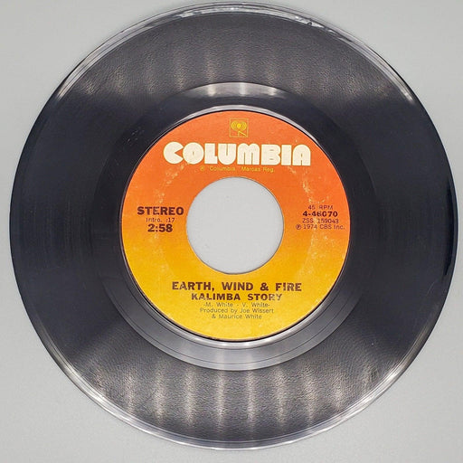 Earth, Wind & Fire Kalimba Story Record 45 RPM Single 4 46070 Columbia 1974 1