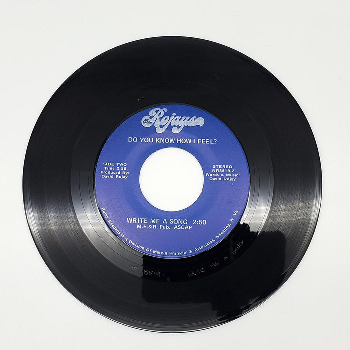 The Rojays Do You Know How I Feel? 45 RPM Single Record Rojays Records 1977 2