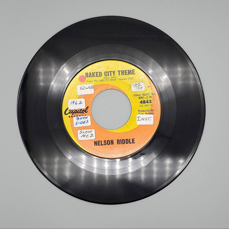 Nelson Riddle Naked City Theme / The Defenders Theme Single Record Capitol 1962 1