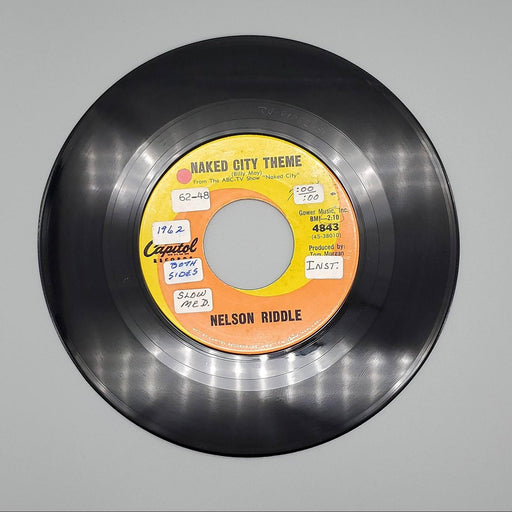 Nelson Riddle Naked City Theme / The Defenders Theme Single Record Capitol 1962 1