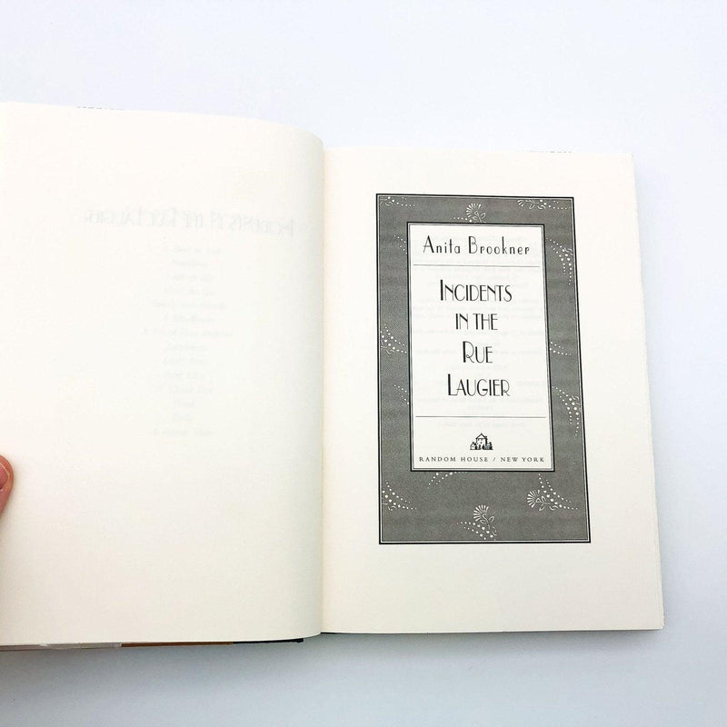 Incidents In The Rue Laugier Hardcover Anita Brookner 1996 Affair Betrayal Ex Li 7