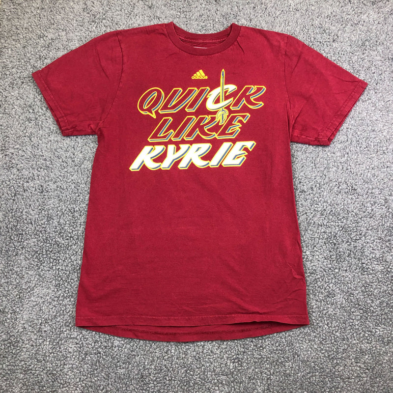 Quick Like Kyrie T Shirt Kids Medium Adidas Irving Cleveland Cavaliers Maroon