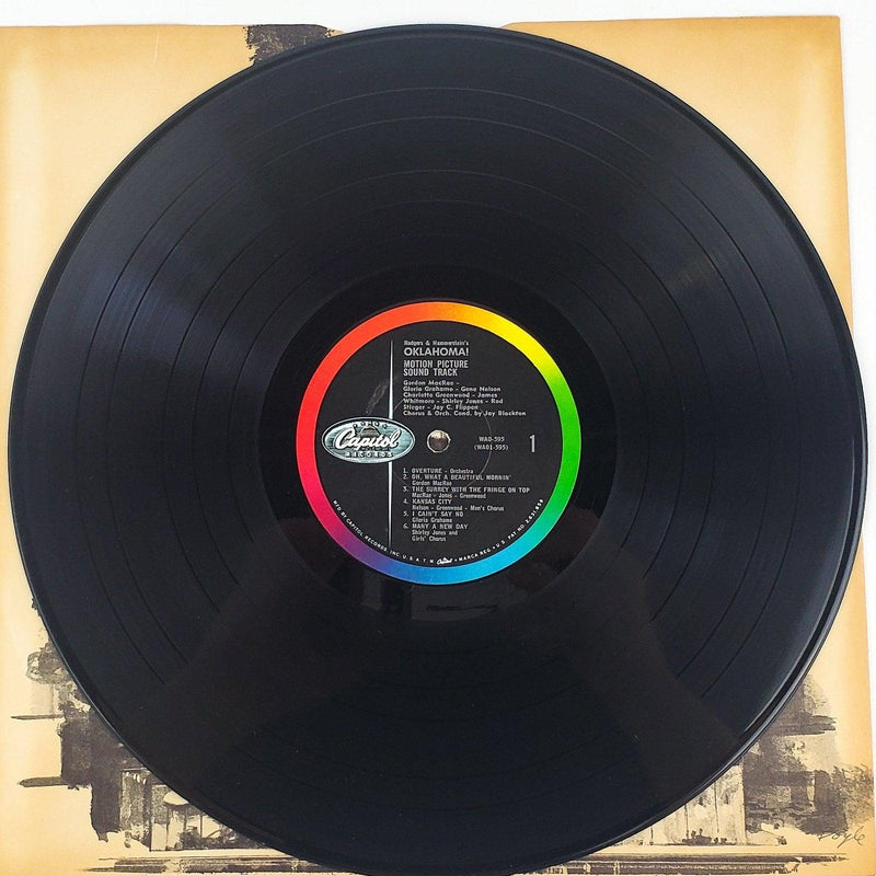 Rodgers & Hammerstein's Oklahoma Record 33 RPM LP WAO-595 Capitol Records 4