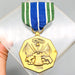 US Army Achievement Medal Pin Vintage LIGI This We'll Defend 1775 Blue Green 2