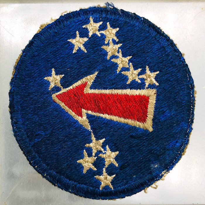 WW2 US Army Patch Forces Pacific Ocean Area Red Arrow White Star Shoulder SSI 3 1