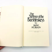 The Summer Of The Barshinskeys Hardcover Diane Pearson 1984 Pre WW1 1st Ed 2 8