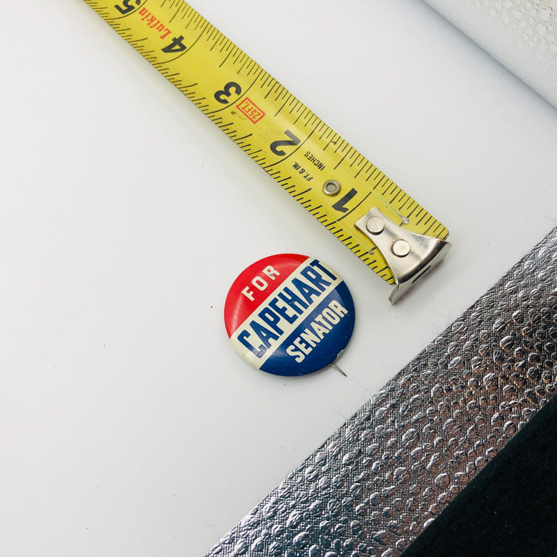 Vintage Homer Capehart For Senator Button 1.25" Indiana Politician Campaign Pin