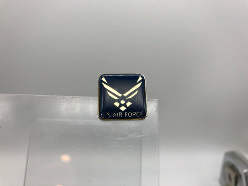 US Air Force Lapel Pin USAF Wings Blue Chrome Logo Insignia Epoxy Enamel 2
