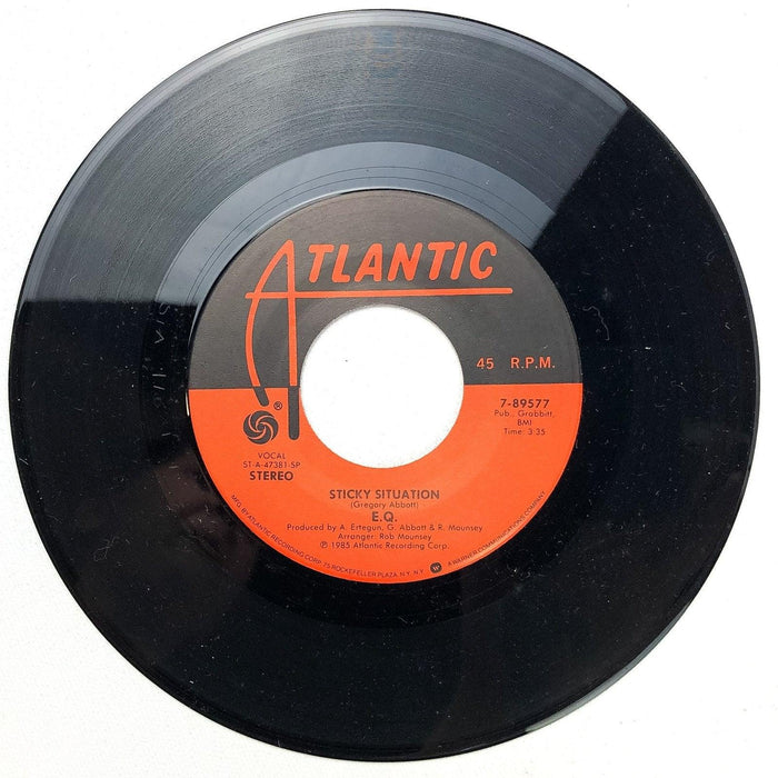 E.Q. 45 RPM 7" Single Goodbye Love / Sticky Situation Atlantic Records 7-89577 3