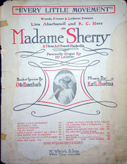 Sheet Music Every Little Movement Madame Sherry Three Act French Vaudeville 1910 1