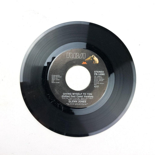 Glenn Jones Giving Myself To You / Set the Night on Fire 45 RPM 7" Single 1986 2