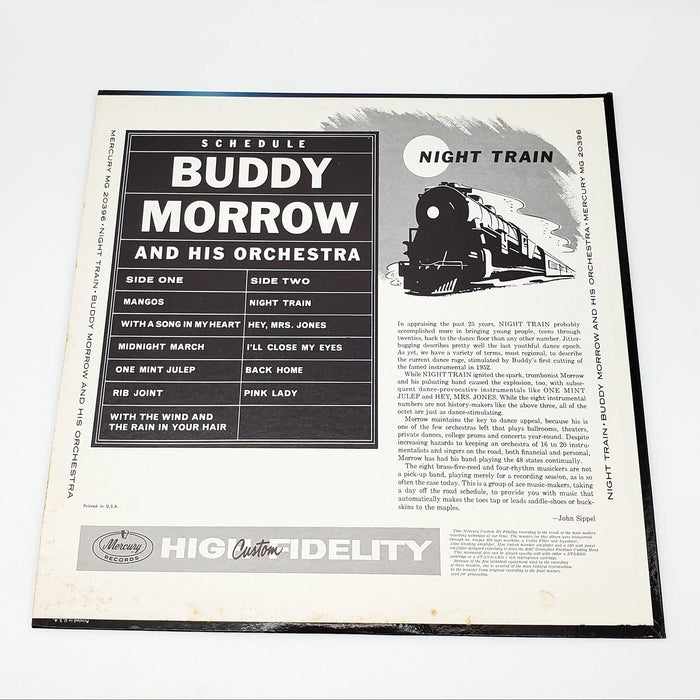 Buddy Morrow And His Orchestra Night Train LP Record Mercury 1959 MG 20396 2