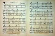 Vintage Sheet Music Bouquet Of Roses Steve Nelson Bob Hilliard Eddy Arnold 1948 3