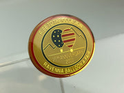Ravenna Ohio Balloon A-Fair Lapel Pin Hat 25th Anniv 2003 Rise to the Occasion 1