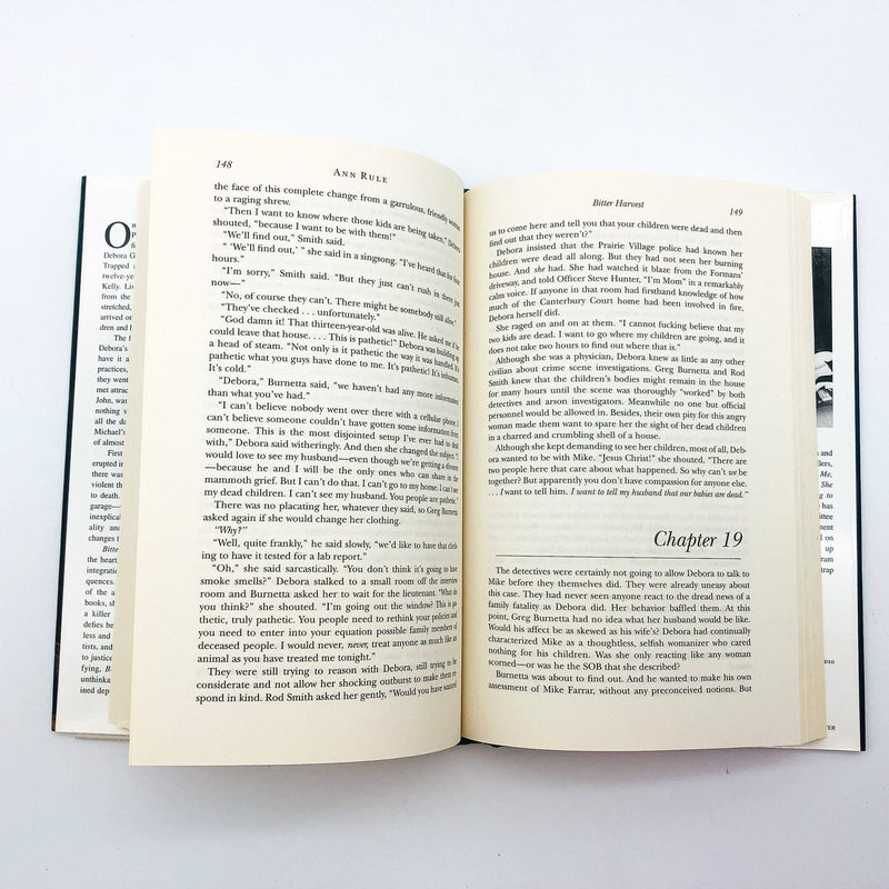 Bitter Harvest HC Ann Rule 1997 Mother Sacrifice Womens Fury 1st Ed True Crime 9