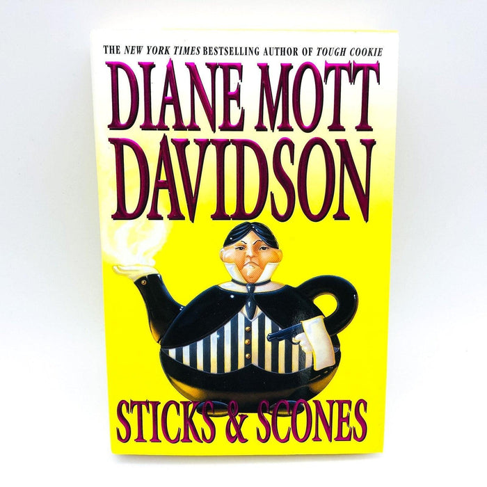 Sticks And Scones Hardcover Diane Mott Davidson 2001 Women Caterers Crime Signed 1