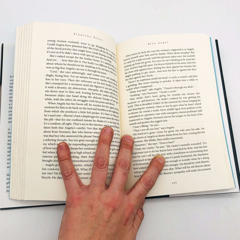 Francine Prose Book Blue Angel Hardcover 2000 1st Edition Sexual Harrassment 9