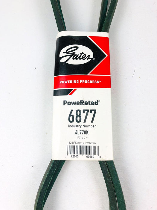 Gates Powerated 6877 1/2 x 77 Lawn Mower V Belt 4L770K New Old Stock NOS