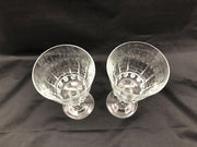Vintage Durand Cristal D'Arques Wine Glass 7" Chantelle Lady Victoria France 2ct 3