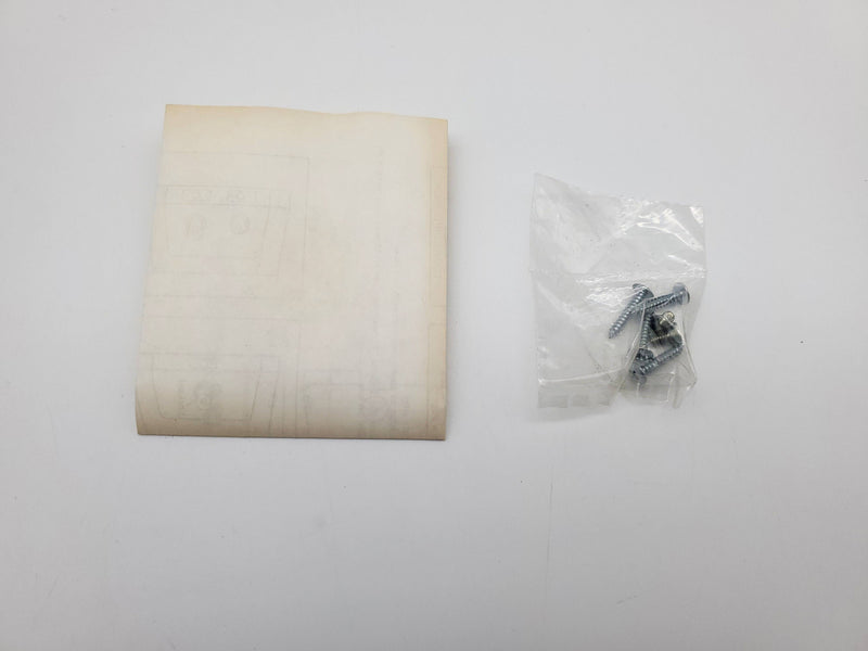 MAG Install A Lock Door Reinforcer Satin Chrome 5-S 1-3/8" DR 2-3/8" BS NOS