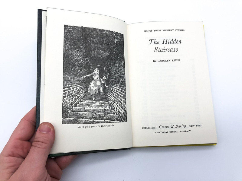 Nancy Drew The Hidden Staircase No 2 Carolyn Keene 1959 Grosset & Dunlap Matte 6