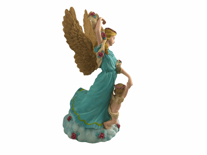 House of Lloyd Figurine Angel Cloud Dancing Christmas Around the World Cherub 4