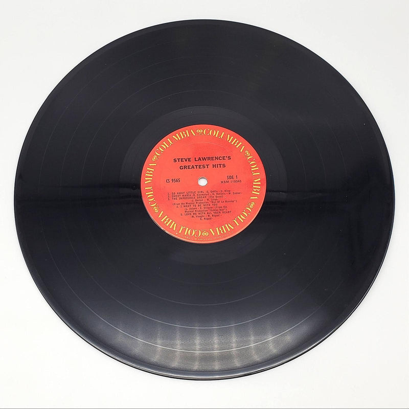 Steve Lawrence Steve Lawrence's Greatest Hits LP Record Columbia 1967 CS 9565 4