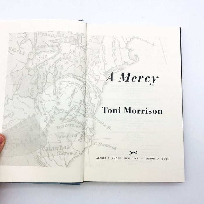 A Mercy Hardcover Toni Morrison 2008 Slavery Colonial America 1st Edition 7