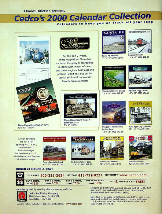 Trains Magazine December 1999 Vol 59 No 12 The Diesel That Saved Amtrack