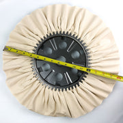 16" Buffing Polishing Pad Cloth Wheel 7" Hub 1-1/4 Hole 16 Ply Ventilated Bias 8