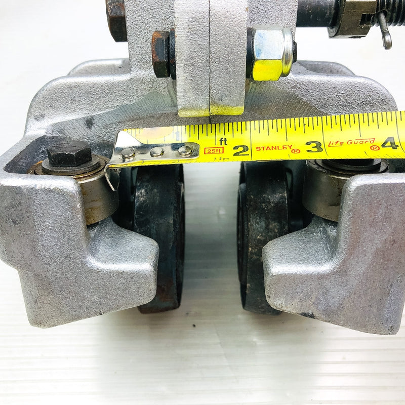 Unified Industries 2 Wheel Trolley Track Rail With 4 Guides 500 LB MBC500-2-4 10