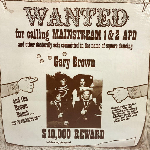 Gary Brown Wanted For Calling Mainstream 1 & 2 APD Record 33 RPM LP LSB 1002 Lyn 1