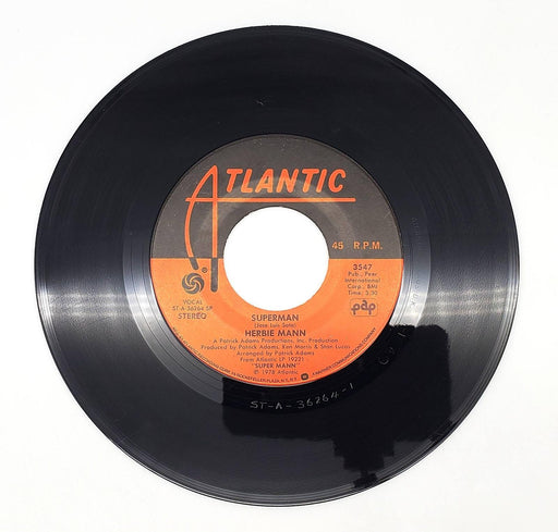 Herbie Mann Superman 45 RPM Single Record Atlantic Records 1979 3547 1