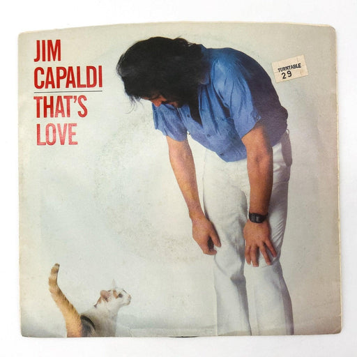 Jim Capaldi That's Love Record 45 RPM Single 7-89849 Atlantic 1983 Picture 1