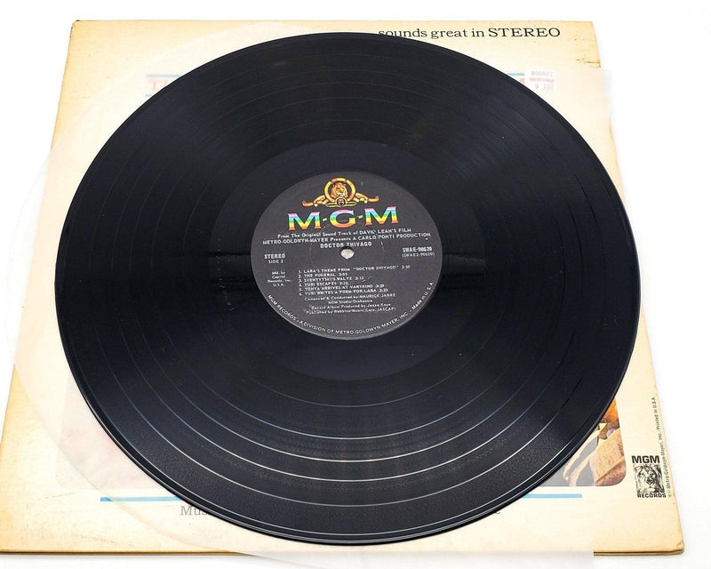 Maurice Jarre Doctor Zhivago Sound Track 33 RPM LP Record MGM 1965 Copy 2 8